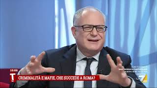 Omicidi a Roma Gualtieri “Problema di criminalità organizzata” [upl. by Nnylarac]