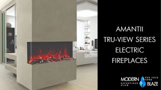 Amantii TRU VIEW Series Electric Fireplaces [upl. by Essinger]