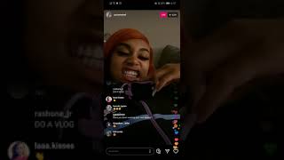 Jania Meshell Talking About Her Babydaddy Nba Youngboy amp Venting On Ig Live 52720 [upl. by Yrnehnhoj]