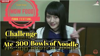 Soba noodle challenge 300 bowls in 17 minutes [upl. by Clemmy890]