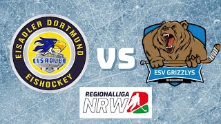 Highlights I Regionalliga NRW 2425 Eisadler Dortmund  Grizzlys Bergkamen 221124 [upl. by Fredkin]