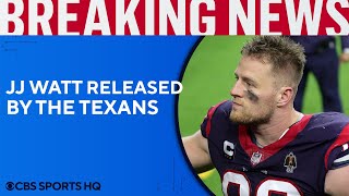 BREAKING JJ Watt and the Houston Texans part ways  CBS Sports HQ [upl. by Eardnaed]