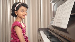 Ameya performs Aga Naga from Ponniyin Selvan Part2 on the Piano  Download Free Sheet Music [upl. by Ellesij907]