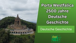 Porta Westfalica  2500 Jahre Deutsche Geschichte auf 15km  Germanen Preußen Kaiser Schlageter [upl. by Orelia]