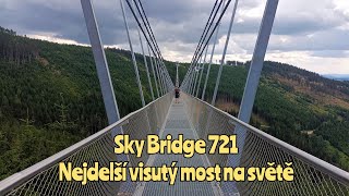 Nejdelší visutý most na světě v ČESKU 735m Dolní Morava 2022 4K  Sky Bridge 721 [upl. by Ybroc90]