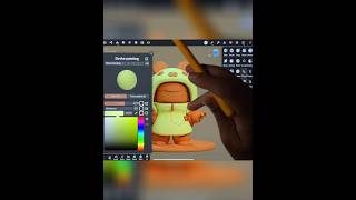 Nomad Sculpt Timelapse on iPad Pro nomadsculpt digitalart [upl. by Yntrok]