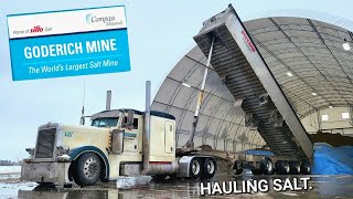 Pulling A FULL LOAD Up And Out Of The BIGGEST Salt Mine IN THE WORLD  The Goderich Salt Mine [upl. by Wilterdink]