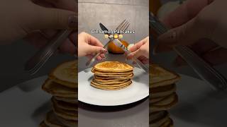 Cinnamon Pancakes 🥞🧈pancakes cinnamon eat yummi funny cooking cake christmas us poland [upl. by Elleivad]