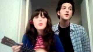 VCK  Zooey Deschanel amp Ben Schwartz  Tonight You Belong to Me [upl. by Llenehs]