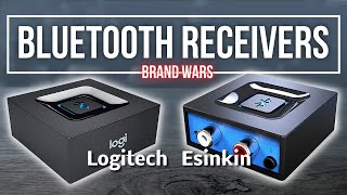 🖥️ Esinkin Bluetooth Receiver VS Logitech Bluetooth Receiver  Best Bluetooth Receivers [upl. by Ohnuj718]