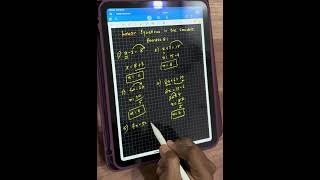 Cardova Mathematics in real life class 8th exercise 81 Linear equations in one variable [upl. by Emawk666]