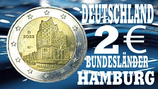 DEUTSCHLAND 2 EURO BUNDESLÄNDER HAMBURG SERIE 2 [upl. by Liponis]