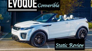 2017 Range Rover Evoque Convertible Static Review  Inside Lane [upl. by Thirion]