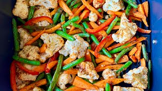 PERFECT AIR FRYER VEGETABLES  Healthy recipe [upl. by Etnom]