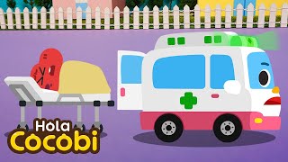 Ambulancia  Canciones de Carros Infantiles  Kids Song  Hola Cocobi [upl. by Ecnatsnoc]