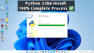 Python 3104 Install On Windows 11  How To Install Python 3104 On Windows  Python Download [upl. by Shaine]