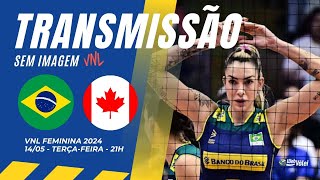 BRASIL X CANADÁ AO VIVO [upl. by Ffilc]