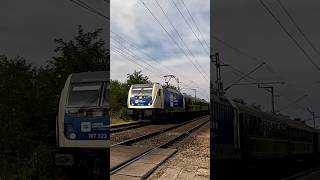 187 323 WLC Traxx 3 Majestic Imperator arrives in Hegyeshalom Hungary [upl. by Landri]