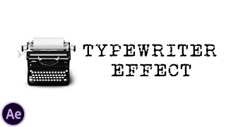 How To Create a TypewriterEffect TypeOn in After Effects  Beginnerlevel [upl. by Asset]