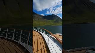 Isafjördurs TROLL SEAT Hanging Valley geology iceland glacier lava travel [upl. by Kinsler404]