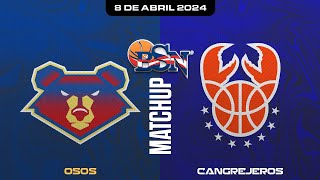 Osos de Manatí vs Cangrejeros de Santurce  BSN2024 [upl. by Ailenroc]