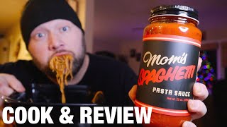 Cooking Spaghetti with Eminem Moms Spaghetti Pasta Sauce  Cook and Review [upl. by Cresida218]