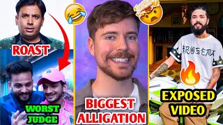 Uk07rider biggest exposed🔥Punit Superstar roast Elvish yadav and MunawarMr Beast Alligation🤯😱 [upl. by Nageam]