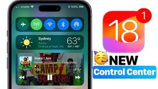 iOS 18  NEW Control Center Update [upl. by Bush131]