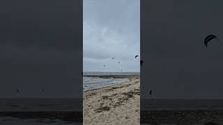 Surfen am Sahlenburger Strand 🌊 cuxhaven travel urlaub nordsee nature beach [upl. by Feeney]