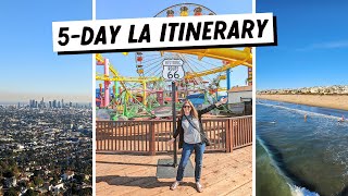 5DAY LOS ANGELES ITINERARY  How to Spend 5 Days in LA California [upl. by Gefell]