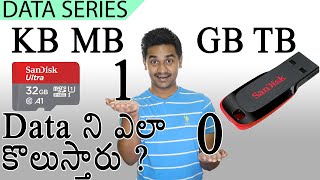 How to measure DATA  bits Bytes KB MB GB TB PB EB ZB YB  TCTDataSeries 1 [upl. by Eiltan]