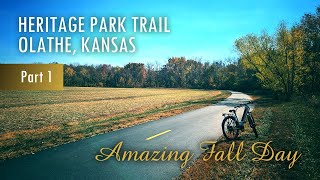 Heritage Park Olathe Trail Part 1 [upl. by Ahsilem26]