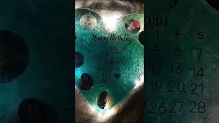 Birthday Calendar with Photo Resin Frame  Artique Galaxy [upl. by Parry71]