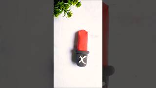 How to make lipstick with clay shortvideo shorts ytshort diy youtube priyasart [upl. by Brine]