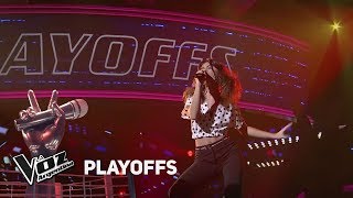 Playoff TeamTini Juliana canta quotFalsas esperanzasquot de Christina Aguilera  La Voz Argentina 2018 [upl. by Einnoc471]