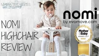 THE BEST HIGHCHAIR  NOMI HIGHCHAIR REVIEW MAMA REID WRITES [upl. by Manaker]