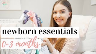 NEWBORN ESSENTIALS 2018 👶🏼🎀  BABY MUST HAVES 03 MONTHS [upl. by Hibbert]