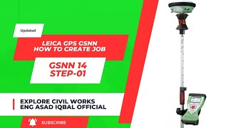 Leica GS14 Setting OutGPS Completed InformationHow To Use GPS SurveyStep1Geodetic SurveyingGPS [upl. by Meredithe]