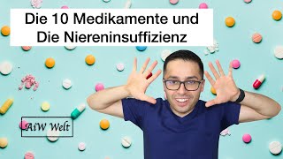 Warnung 10 häufig verschriebene Medikamente die bei Niereninsuffizienz gefährlich sein können [upl. by Erminia]