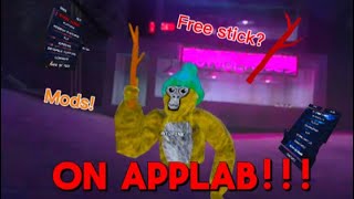 The Best gorilla tag fan game On Applab Stick🔥 [upl. by Etteuqaj135]