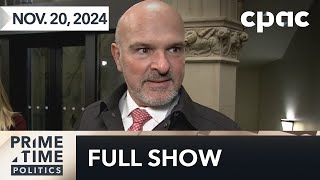 PrimeTime Politics Randy Boissonnault resigns from cabinet – November 20 2024 [upl. by Rothmuller301]