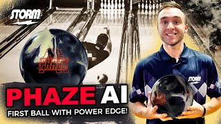 Storm Phaze AI With Power Edge NEW Bowling Ball Review with Andrew Orf [upl. by Adnolahs]