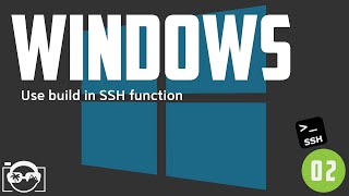 Use SSH on Windows 10 with build in SSH client inside Windows 10 [upl. by Doi558]