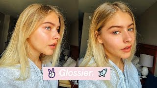 full face of Glossier makeup almost [upl. by Greenstein308]