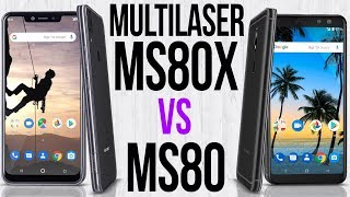 Multilaser MS80X vs MS80 Comparativo [upl. by Ddet]