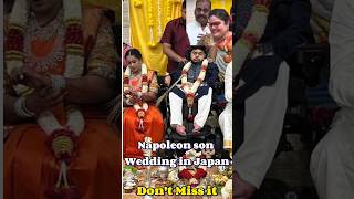 Napoleon Son Dhanoosh Wedding in Japan 💑 wedding nepoleon dhanush japan handicappedlifestyle [upl. by Dragoon260]