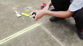 How To Apply Polyurethane Sealant  Construction Concrete Expansion Joint  Pustar [upl. by Hilary]