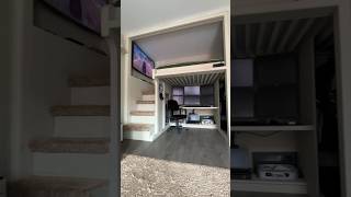 Loft Bed with PCSetup diy loftbed pcsetup [upl. by Assillam]