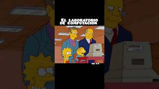 La Primera PC de la Escuela 😃 thesimpsons homersimpson humor shorts shortsfeed shortsviral [upl. by Hemphill]