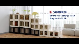 FLEXIMOUNTS Plastic Storage Bins [upl. by Pond450]